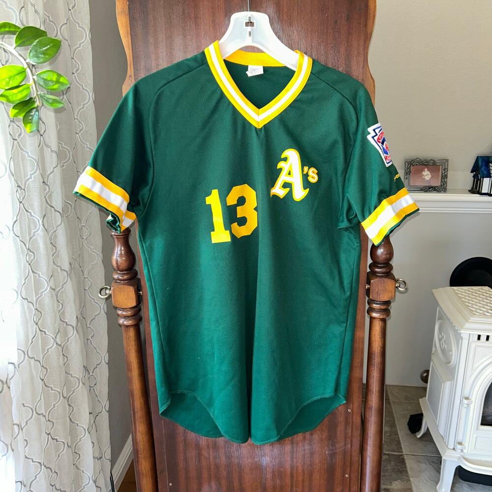 Vintage Wilson 90’s Oakland A’s boys large little league jersey